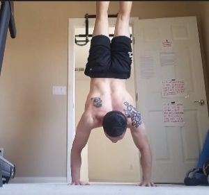 Handstandpushup.com Advanced Handstand Push Up Guide Bent Arm Handstand Press and hold movement 4