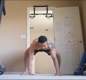 Handstandpushup.com Advanced Handstand Push Up Guide Bent Arm Handstand Press and hold start position