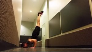 Handstandpushup.com Advanced Handstand Push Up Guide Bent Arm Press to Handstand with Handstand Push Up Negative Movement 5