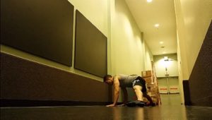 Handstandpushup.com Advanced Handstand Push Up Guide Bent Arm Press Up to Handstand Push Up start position