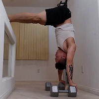 Handstandpushup.com Tuck planche push-up related exercise 90 degree push-up on elevated surface