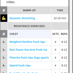 Handstandpushup.com HANDSTAND PUSH-UP TRAINING CHEST WORKOUT 8 EXERCISE LIST BLACK blue WHITE