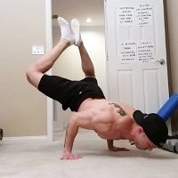 Handstand Push-Up shoulder Exercise Video 90 degree handstand push-up